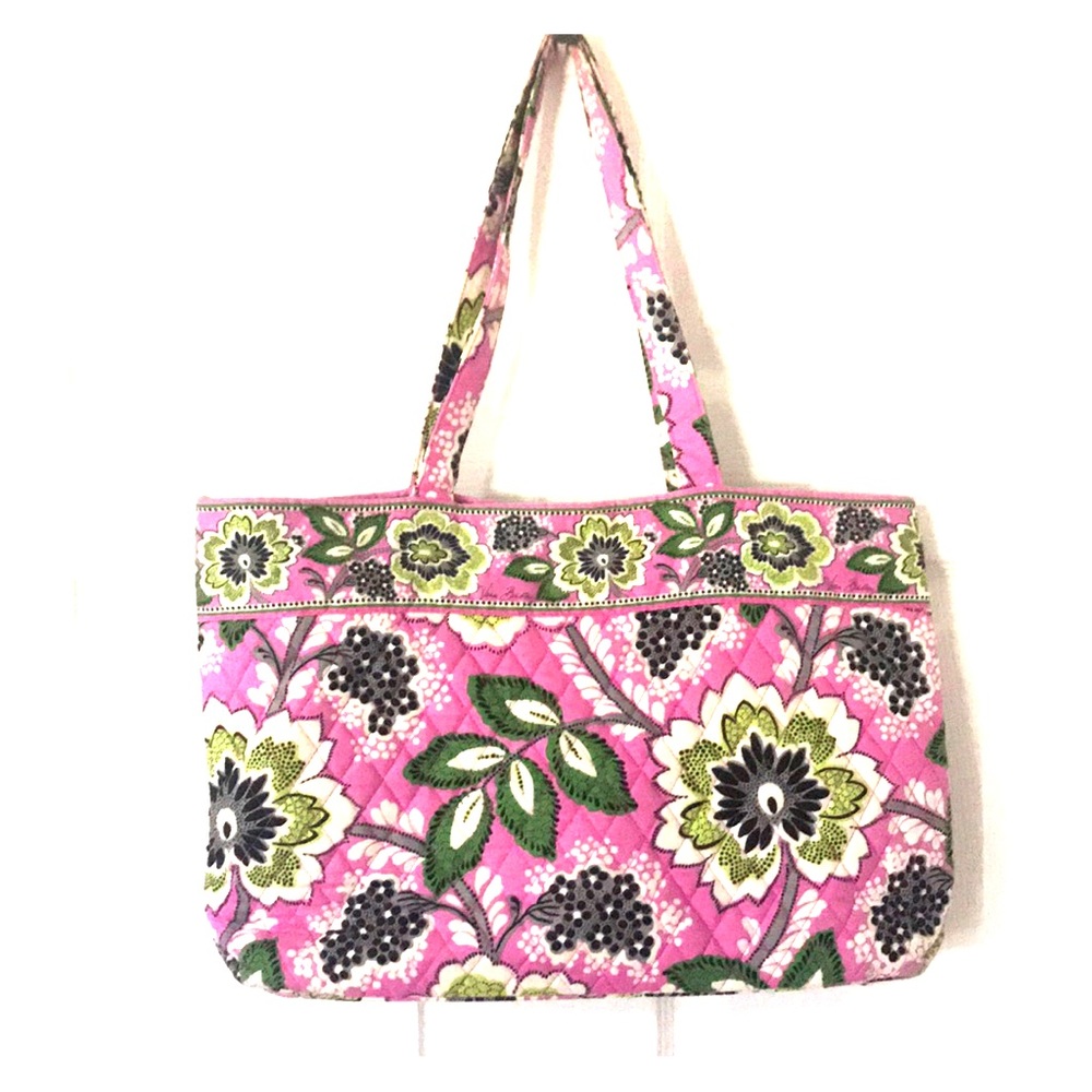 Vera Bradley Tote in Priscilla Pink Pattern
